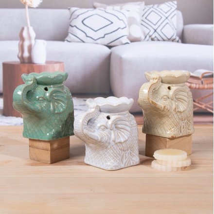 13cm Elephant Melt Oil Burners, 3/A 