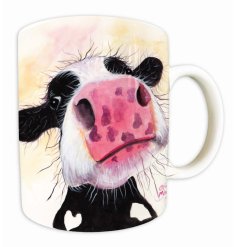 Begin your morning with the delightful Betsy Blueberry Mug.