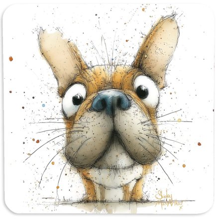 10cm Fifi Donkey MDF Coaster