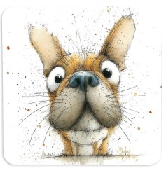 Add charm to your dining table with the Fifi MDF Coaster by Shirley Macarthur