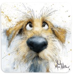 Meet Terry The Terrier MDF Coaster by Shirley MacArthur