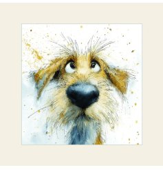 Enhance your space with the delightful Shirley Macarthur Terry The Terrier Mounted Print.