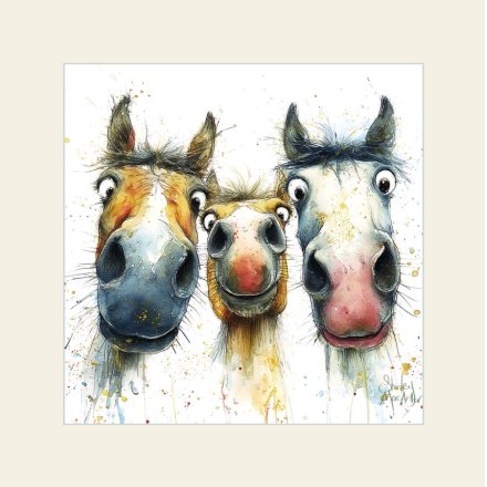 Mounted Print, Unsaddled Design, 18.8cm