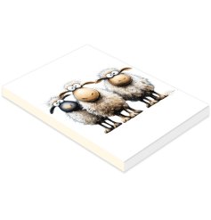 Sheepies A6 Notebook – compact, portable, and perfect for jotting down ideas on the go.