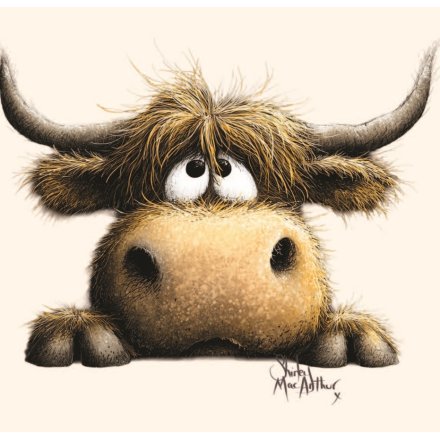 Boris Greeting Card, 15cm 