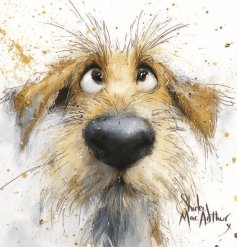Charming Shirley MacArthur Terry The Terrier greeting card