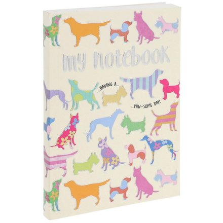 14.7cm Dogs A6 Notebook Cold Foiling,