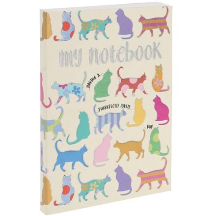 14.7cm The Cats A6 Cold Foil Notebook