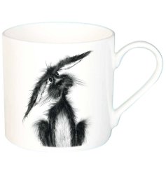 Enjoy your favourite brew in the Geoffrey The Hare Fine Bone China Mug