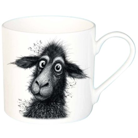 8.5cm Woolly The Sheep Fine Bone China Mug