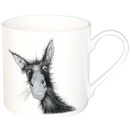 8.5cm Dave The Donkey Fine Bone China Mug