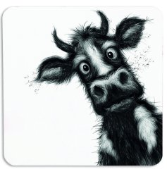 Protect surfaces in style with the adorable Matilda Cow Coaster.