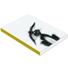 A playful notebook featuring a quirky horse design.