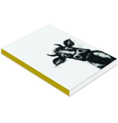 The Matilda Cow A6 Notebook lets you jot down ideas on the move with charming, playful flair.