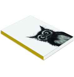 a stylish owl capone a6 notebook 
