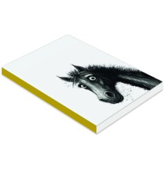 Introducing the Bingo The Horse A6 Notebook – your perfect compact companion for notes and ideas!