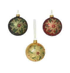 Enhance your collection with this elegant assortment of timeless glass baubles.
