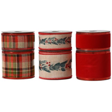 6/A Xmas Red Ribbon, 270cm 