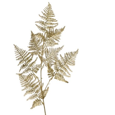 Add a touch of sparkle to your arrangements with our Fern On Stem Plastic Glitter