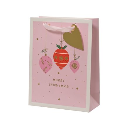 Bauble Christmas Gift Bag, 12cm 