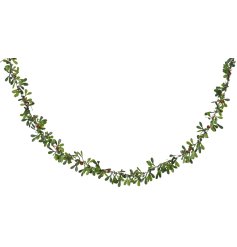 Add a festive touch with our Garland PVC Matt Shiny Berries
