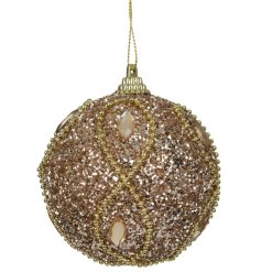 Bring holiday shine to your crafts with Bauble Foam Glitter Beads!