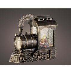 Bring a soothing, fun glow to your space with the LED Water Spinner Plastic Train.