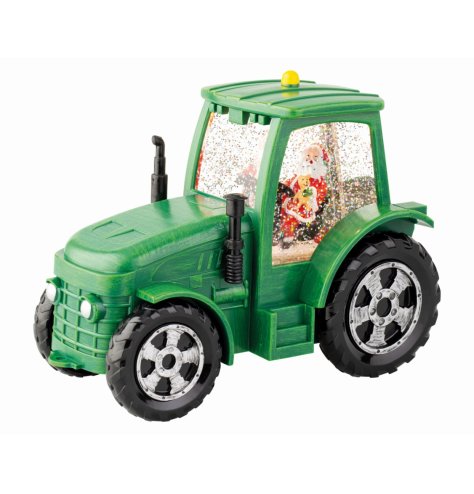 Bring charm to your space with the LED Water Spinner Plastic Tractor Steady light.