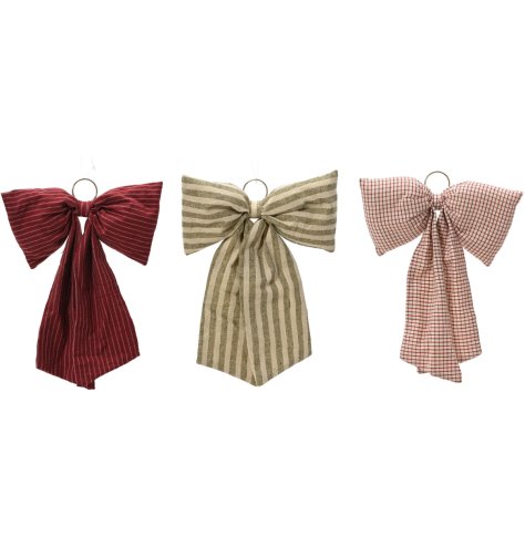 Enhance your crafts and gifts with our adorable polyester cotton bow decorations.