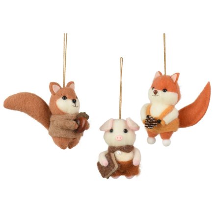 Woodland Felt Animal Set, 3a