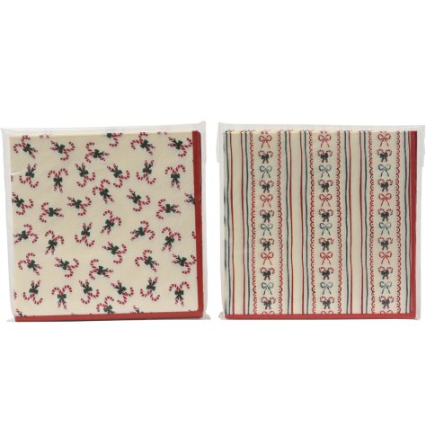 Decorate your table with these rectangular folded napkin candy bows for a charming look.