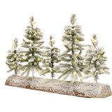 Create a striking winter display with this beautifully detailed LED artificial forest scene.