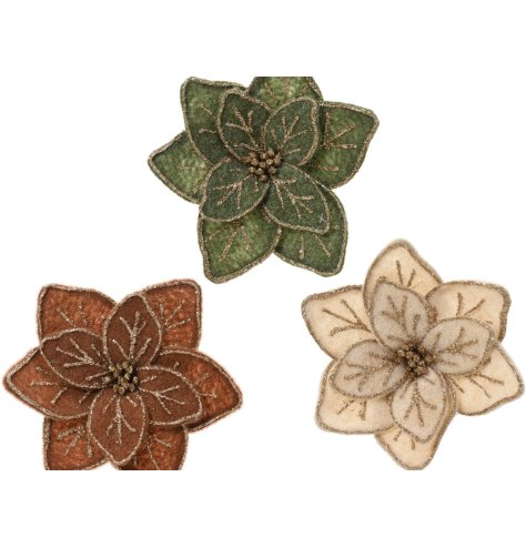 Enhance your holiday décor with our charming Polyester Flower Clip Tree Decoration.