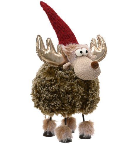 Moose Polyester Standing Iron with Durable Hard Body Design