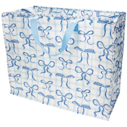 Stay organized in style with the Blue Bows Jumbo Storage Bag for all your essentials.