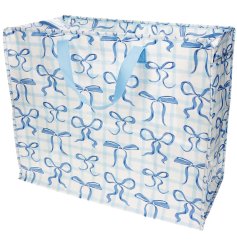 Stay organized in style with the Blue Bows Jumbo Storage Bag for all your essentials.