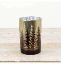 Add elegance to your space with this Glass Candle Holder