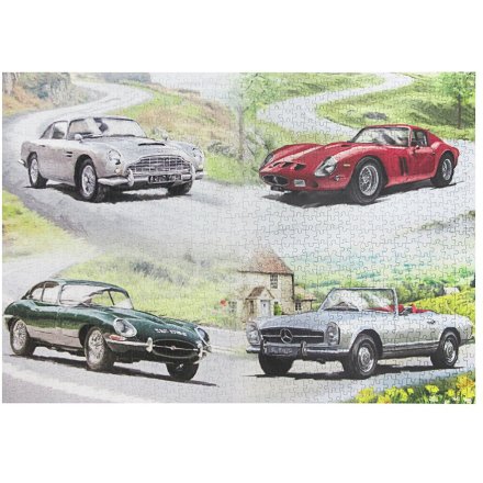 1000-Piece Car-Themed Jigsaw Puzzle