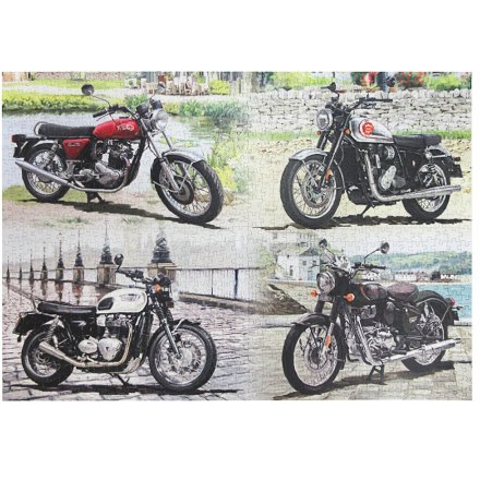 1000-Piece Motorcycle Jigsaw Puzzle