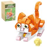 Add charm and creativity to your space with the Mini Bricks Kitten