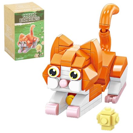 Mini Bricks Kitten Building Set
