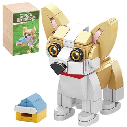 Lego Mini Brick Puppy Figure