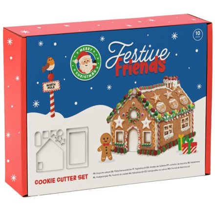 Gingerbread House Cookie Cutter Set, 18cm 