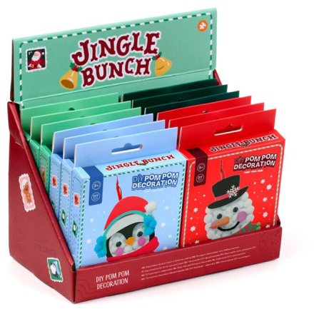 Jingle Bunch DIY Pom Pom Christmas Tree Decoration Kit