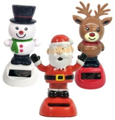 Bring festive cheer to your garden with the Christmas Jingle Bunch Solar Pal