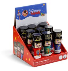 Illuminate your celebrations with the Festive Friends Christmas Nutcracker Colour LED Torch