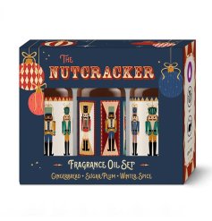 Bring festive cheer to your home with this Christmas Nutcracker Set of 3 Fragrance Oils