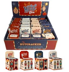 Add festive charm with this intricately crafted Christmas Nutcracker Music Box