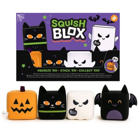 Squish Blox Spooky Memory Foam Plush Squeezy Toy, 7cm 