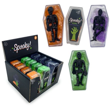 3/A Coffin with Skeleton Noise Slime, 13.5cm 